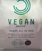 Mängden socker i Protéines vegan series all in one chocolat peanut