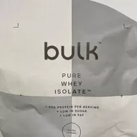 Mängden socker i Bulk pure whey isolate