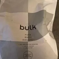 Mängden socker i Bulk pure whey isolate  choco miel