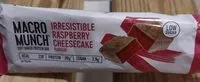 Mängden socker i Macro Munch CHEESECAKE AUX FRAMBOISES