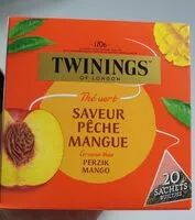 Mängden socker i Thé vert saveur pêche mangue