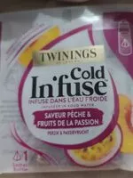 Mängden socker i Cold infuse saveur pêche passion