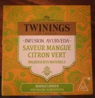 Mängden socker i Infusion ayurveda saveur mangue citron vert