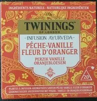 Mängden socker i Infusion Ayurveda (Pêche-Vanille Fleur d’oranger)