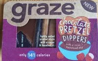 Mängden socker i Chocolate Pretzel Dippers - Graze - 29 G