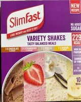 Mängden socker i Slimfast variety shakes