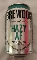 Mängden socker i Brewdog Hazy AF
