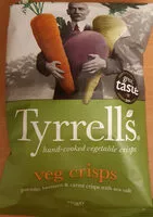 Mängden socker i Hand-Cooked English Crisps Veg Crisps