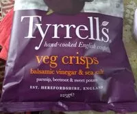 Mängden socker i Veg Crisps Balsamic Vinegar & Sea Salt