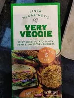 Mängden socker i spicy sweet potato, black bean and sweetcorn burgers