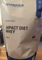 Mängden socker i Impact diet whey