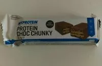 Mängden socker i Protein choc chunky