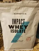 Mängden socker i Impact whey Isolate (MOCHA)