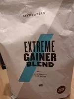 Mängden socker i Extreme Gainer Blend