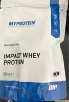 Mängden socker i Impacte whey