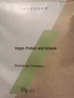 Mängden socker i MYPROTEIN - Vegan Protein and Greens Banana and Cinnamon