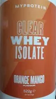 Mängden socker i Clear whey isolate