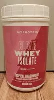Mängden socker i Clear Whey Isolate - Tropical Dragonfruit