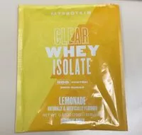 Mängden socker i Clear Whey Isolate Protein