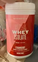 Mängden socker i Clear whey isolate