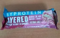 Mängden socker i My Protein Layered Treat