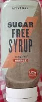 Mängden socker i Sugar-Free Syrup Maple