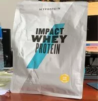 Mängden socker i Impact Whey Banane Naturelle