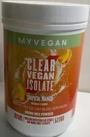 Mängden socker i Clear Vegan Isolate - Tropical Mango