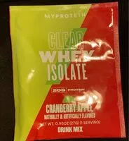 Mängden socker i clear whey isolate