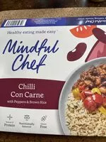 Mängden socker i Chilli con Carne with Peppers & Brown Rice