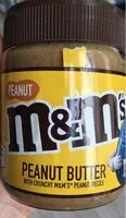 Mängden socker i Peanut butter with crunchy m&m’s peanut pieces