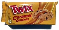 Mängden socker i Twix caramel centres