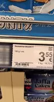 Mängden socker i Bounty cookies