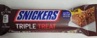 Mängden socker i Snickers triple treat