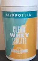 Mängden socker i Clear whey isolate