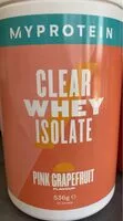 Mängden socker i Clear Whey isolate