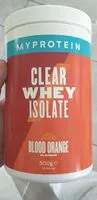 Mängden socker i Clear whey isolate