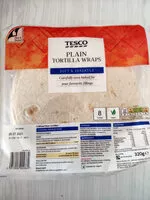 Mängden socker i Plain tortilla wraps