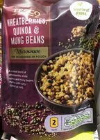 Mängden socker i Grain de ble, quinoaet haricot mungo