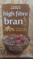 Mängden socker i High Fibre Bran. Tesco.