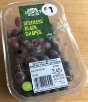 Mängden socker i Seedless Black Grapes