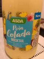 Mängden socker i Asda pina colada mock tail