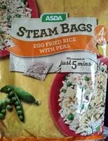 Mängden socker i Steam Bags - Egg Fried Rice with Peas