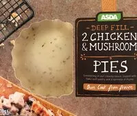 Mängden socker i Deep Fill - 2 Chicken & Mushroom Pies