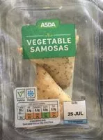 Mängden socker i Vegetable samosas