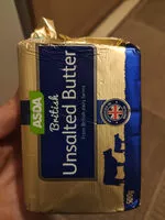 Mängden socker i Unsalted butter