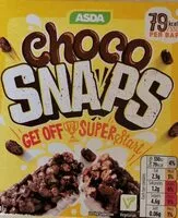 Mängden socker i Asda's Choco Snaps