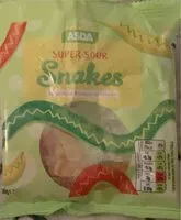 Mängden socker i Super sour snakes