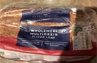Mängden socker i Extra special wholemeal multigrain sliced loaf