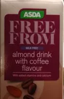 Mängden socker i Free From Almond Drink with Coffee